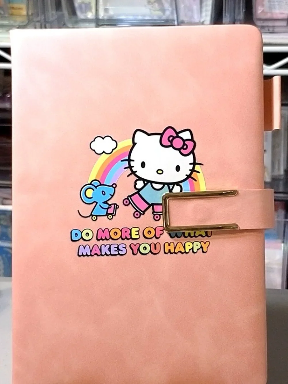 2775 ✨ Hello Kitty Padded PU Leather A5 Journal – 100 Pages ✨